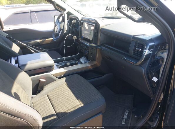 1FTEW2LPXSFA88418 2025 FORD F150 Black Вид салону спереду