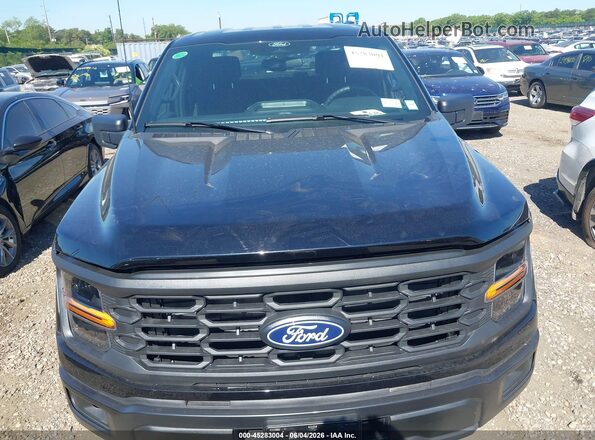 1FTEW2LPXSFA88418 2025 FORD F150 Black Вид щитка приладів