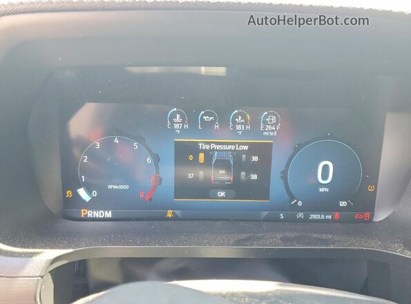 1FTEW3K55SKE63368 2025 FORD F150 Gray Սարքավորումների վահանակի տեսք