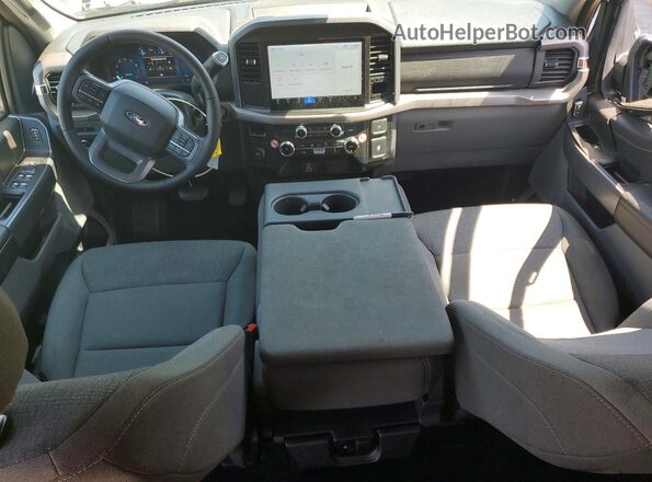 1FTEW3K55SKE63368 2025 FORD F150 Gray Առջևի վահանակի տեսք
