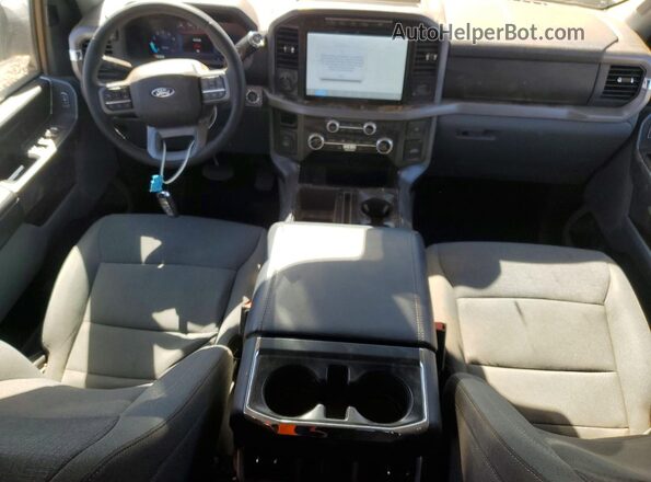 1FTEW3K59RKF06636 2024 FORD F150 Gray Вид панелі приладів