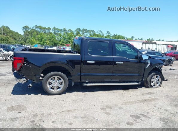 1FTEW3K80RKF77640 2024 FORD F150 Black Սարքավորումների վահանակի տեսք