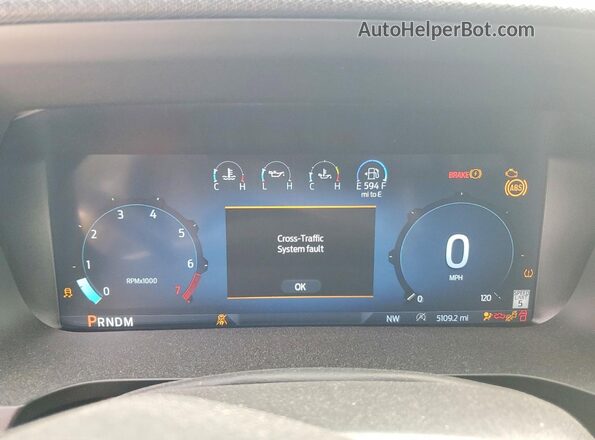 1FTEW3KP4SFC10794 2025 FORD F150 Серый Вид щитка приборов