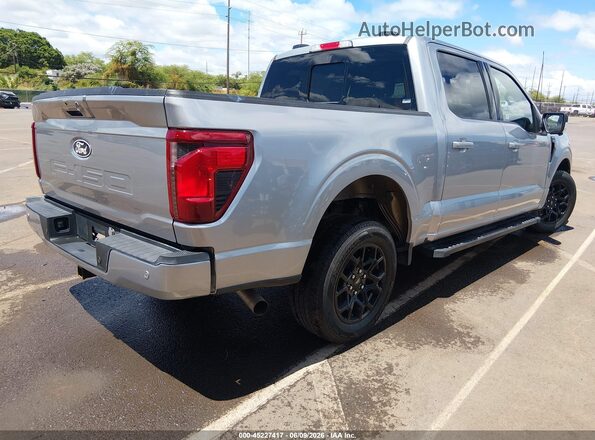 1FTEW3KP9RKE48397 2024 FORD F150 Silver Trasero derecho