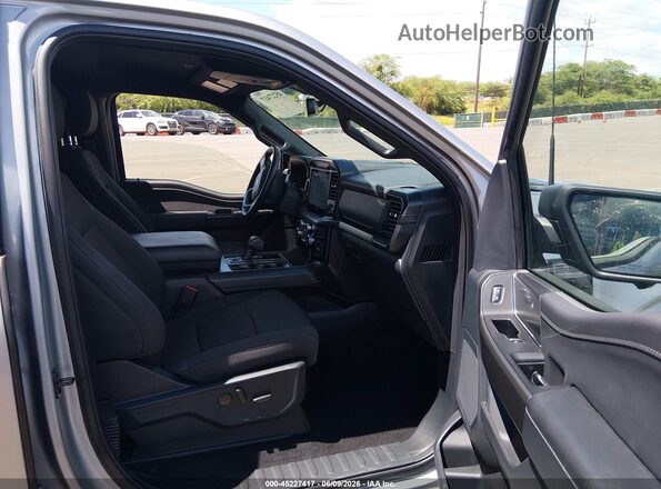 1FTEW3KP9RKE48397 2024 FORD F150 Silver Vista interior delantera