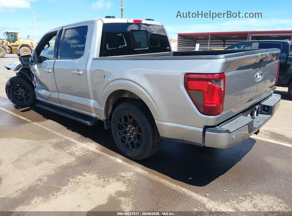 1FTEW3KP9RKE48397 2024 FORD F150 Silver Trasero izquierdo