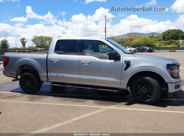 1FTEW3KP9RKE48397 2024 FORD F150 Silver Vista interior de 360 grados
