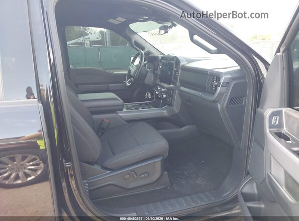 1FTEW3KP9SKD77286 2025 FORD F150 Black წინა სალონის ხედი