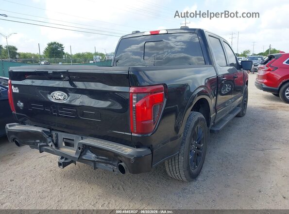 1FTEW3KP9SKD77286 2025 FORD F150 Black უკანა მარჯვენა