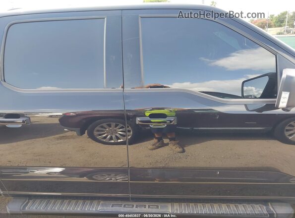 1FTEW3KP9SKD77286 2025 FORD F150 Black უკანა სალონის ხედი