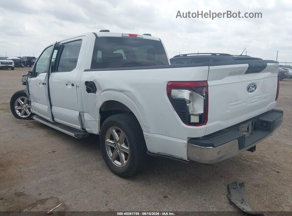 1FTEW3KP9SKE08259 2025 FORD F150 White Trasero izquierdo