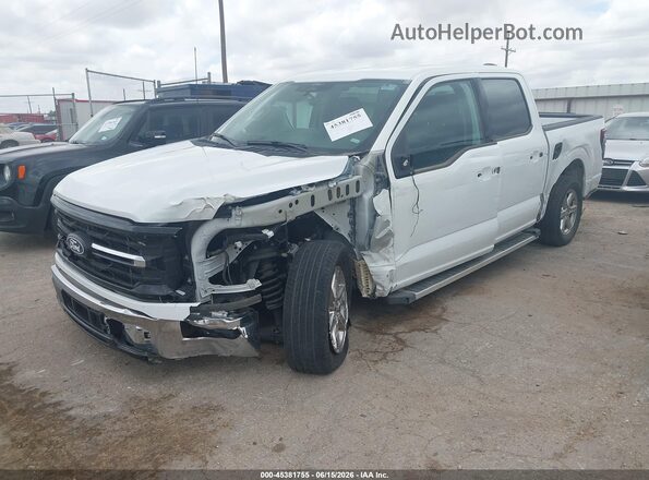 1FTEW3KP9SKE08259 2025 FORD F150 White Vista tres cuartos delantera izquierda