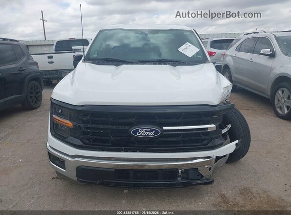 1FTEW3KP9SKE08259 2025 FORD F150 White Vista del cuadro de instrumentos