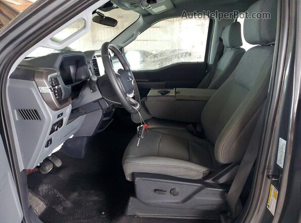 1FTEW3KP9SKE53802 2025 FORD F150 Gray Front interior view