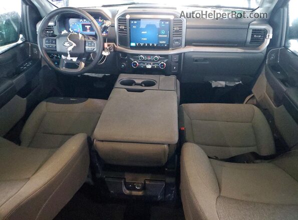 1FTEW3KP9SKE53802 2025 FORD F150 Gray Dashboard view