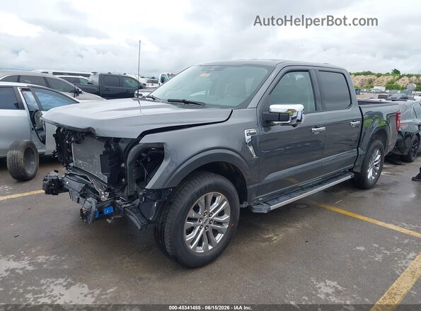 1FTEW3KP9TFA89777 2026 FORD F150 Gray წინა მარცხენა ხედი სამი მეოთხედიდან