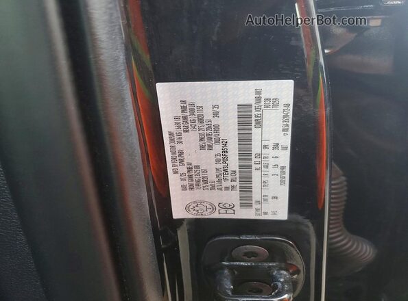 1FTEW3LP0SFB51421 2025 FORD F150 Black Շարժիչի բաժամունքի տեսք
