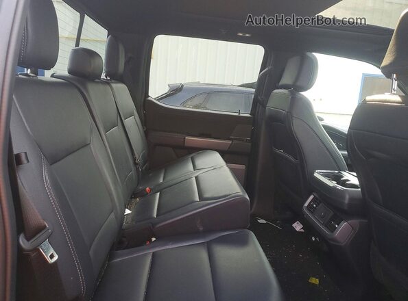1FTEW3LP0SFB51421 2025 FORD F150 Black Հետևի նստատեղերի տեսք