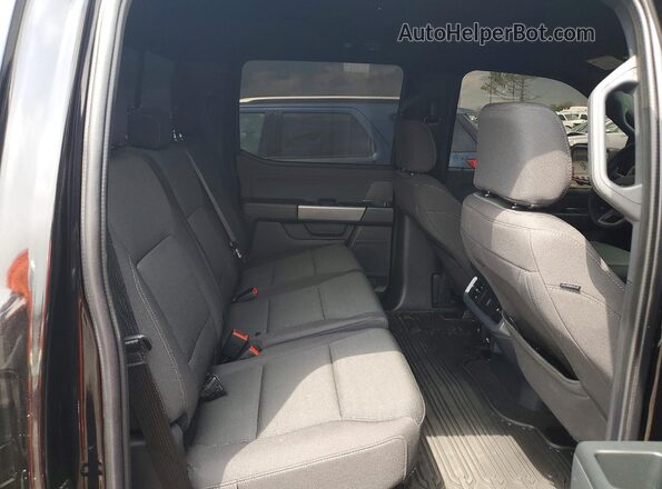 1FTEW3LP1SKD60352 2025 FORD F150 Black უკანა სავარძლების ხედი