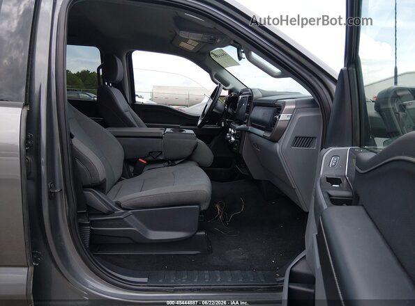 1FTEW3LP1SKE06195 2025 FORD F150 Gray Widok wnętrza z przodu