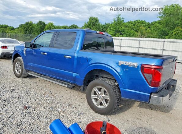1FTEW3LP3RKE27592 2024 FORD F150 Blue Задня ліва чверть