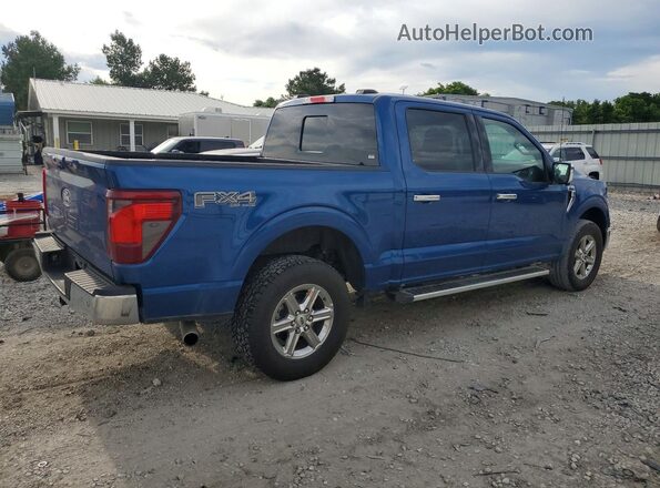 1FTEW3LP3RKE27592 2024 FORD F150 Blue Задня права чверть