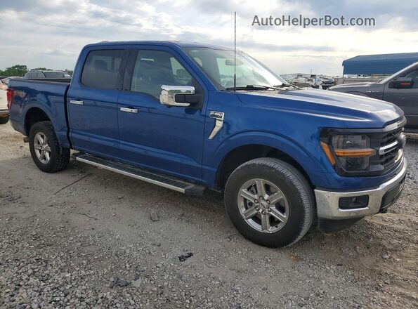 1FTEW3LP3RKE27592 2024 FORD F150 Blue Передня права чверть