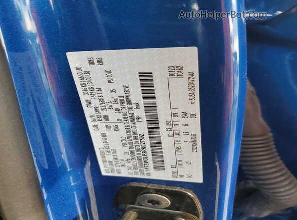 1FTEW3LP3RKE27592 2024 FORD F150 Blue Вид підкапотного простору