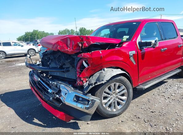 1FTEW3LP3RKE86691 2024 FORD F150 Red Вид спереду