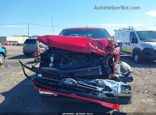 1FTEW3LP3RKE86691 2024 FORD F150 Red Вид щитка приладів