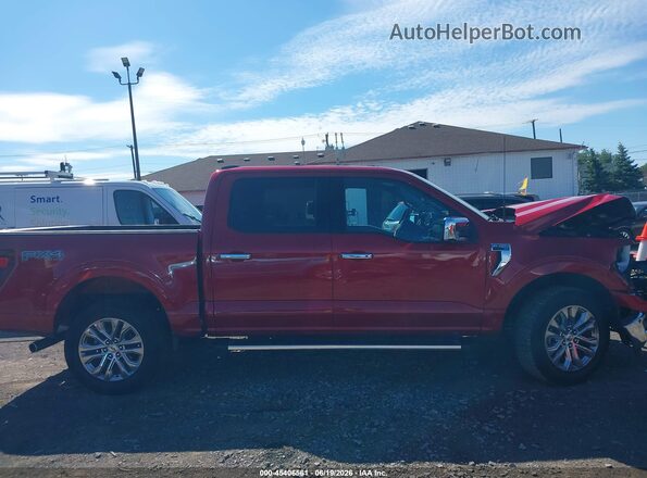 1FTEW3LP3RKE86691 2024 FORD F150 Red Вид задньої частини салону