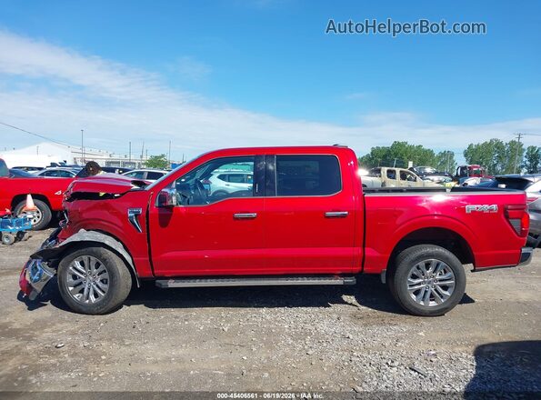 1FTEW3LP3RKE86691 2024 FORD F150 Red Панорамний вид салону 360°