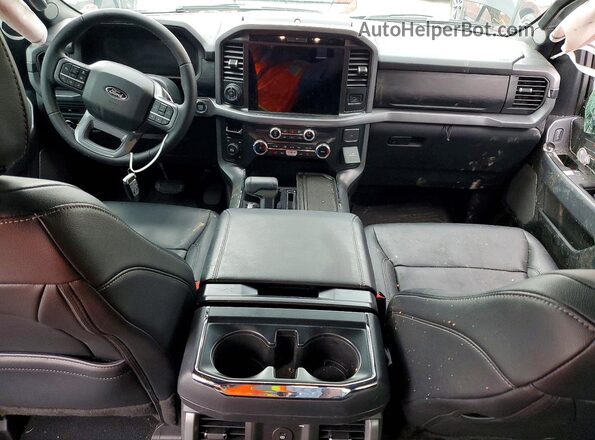 1FTEW3LP3SKF25947 2025 FORD F150 Black Вид панелі приладів