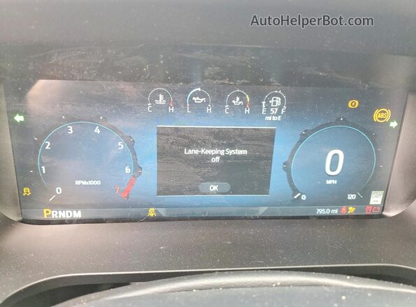 1FTEW3LP4TKD21210 2026 FORD F150 Gray ხელსაწყოთა პანელის ხედი