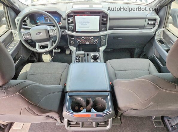 1FTEW3LP6SKF73815 2025 FORD F150 Blue Dashboard view