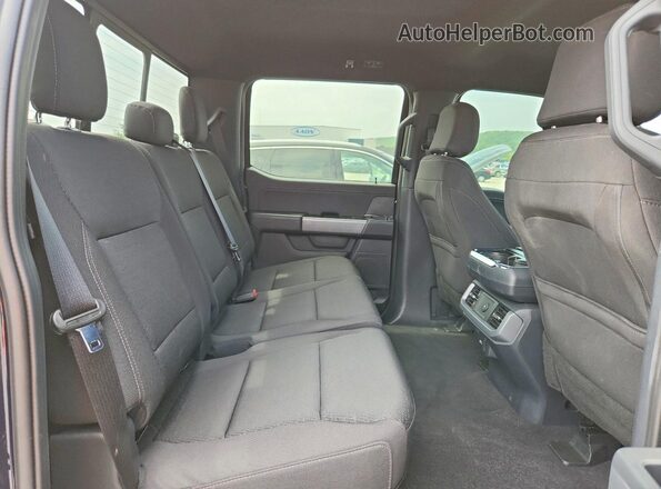 1FTEW3LP6SKF73815 2025 FORD F150 Blue Rear seats view