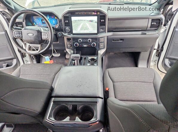 1FTEW3LP7RKF75860 2024 FORD F150 Белый Вид панели приборов