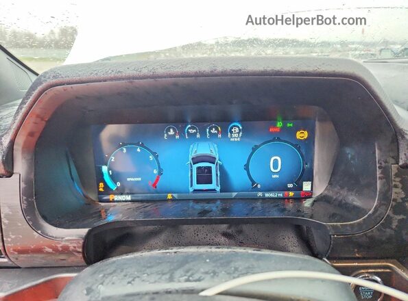 1FTEW3LP7RKF75860 2024 FORD F150 Белый Вид щитка приборов