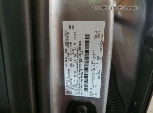 1FTEW3LP8SKD05249 2025 FORD F150 Silver Widok komory silnika