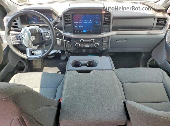1FTEW3LP9SKE09054 2025 FORD F150 Silver Dashboard view