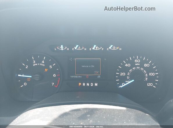 1FTEX1C51KKC46030 2019 FORD F150 White Հետևի նստատեղերի տեսք