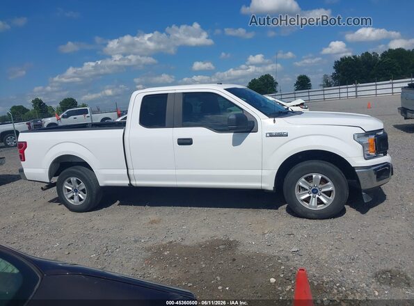 1FTEX1C51KKC46030 2019 FORD F150 White Սալոնի հետևի տեսք
