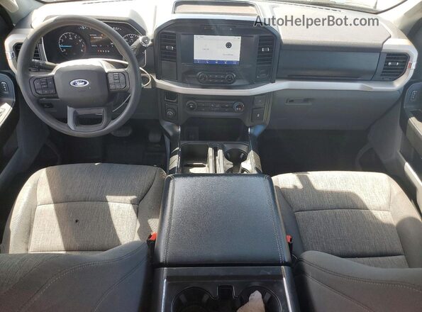1FTEX1C54MFA99021 2021 FORD F150 Black Widok deski rozdzielczej