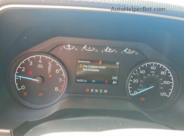 1FTEX1C54MFA99021 2021 FORD F150 Black Widok zestawu wskaźników