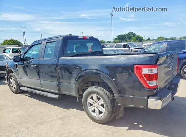1FTEX1C54MFA99021 2021 FORD F150 Black Tył lewy