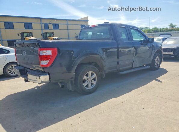 1FTEX1C54MFA99021 2021 FORD F150 Black Tył prawy