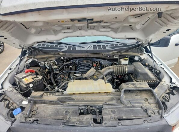 1FTEX1C54PKG02056 2023 FORD F150 White უკანა სალონის ხედი