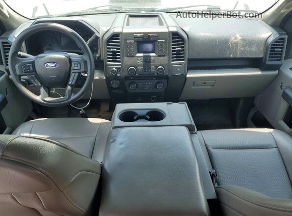 1FTEX1C59JFA55625 2018 FORD F150 White Առջևի վահանակի տեսք