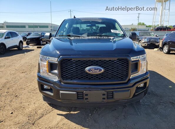 1FTEX1C5XLFA61064 2020 FORD F150 Black წინა ხედი