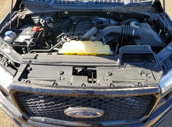 1FTEX1C5XLFA61064 2020 FORD F150 Black უკანა სალონის ხედი